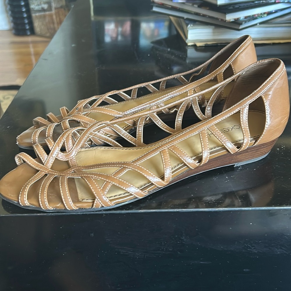 Nickels Soft Tan Leather Shoes - 11W